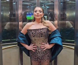 Lila Filipovska Blesna so ELEGANTEN I GLAMUROZEN izgled na Romskiot Bal! (VIDEO)