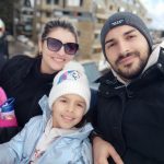Filip Božinovski so semejstvoto na skijanje na Kopaonik