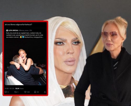 Lepa Brena, Jelena Karleuša foto:ATA images/twitter printscreen/lepabrena