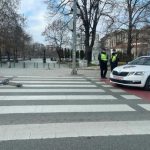 Povtorno nesreḱa vo Skopje: Na pešački pregazen vozač na trotinet