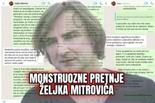 „TREBA ITNO DA SE HOSPITALIZIRA“ Saša Mirkoviḱ objavi STRAŠNI ZAKANI od Željko Mitroviḱ: SE BARA ITNA REAKCIJA OD NADLEŽNITE ORGANI!