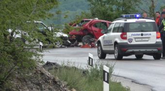 Teška soobraḱajna nesreḱa na patot Bitola-Resen: Edno lice zagina, dve povredeni!