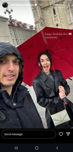 Фото: Инстаграм стори- Мартија Станојковиќ